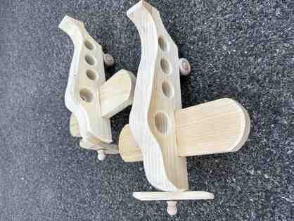 Handmade Wood Toys: Pair of Airplanes