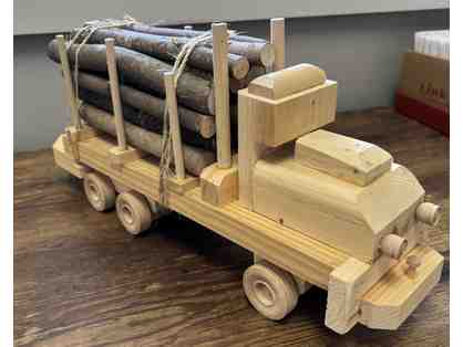 Handmade Wood Toys: Logging Truck
