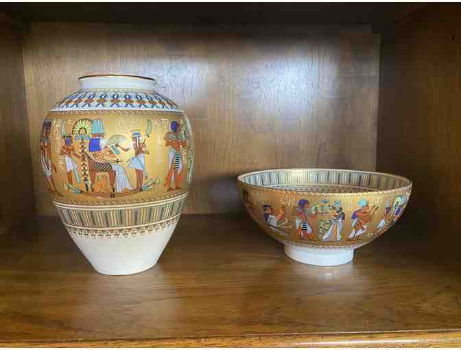 Kaiser Porcelain Vase and Bowl