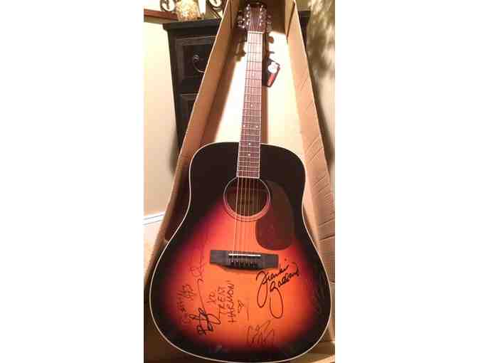 Guitar signed by Big & Rich, Jo Dee Messina, Trent Harmon and Frankie Ballard