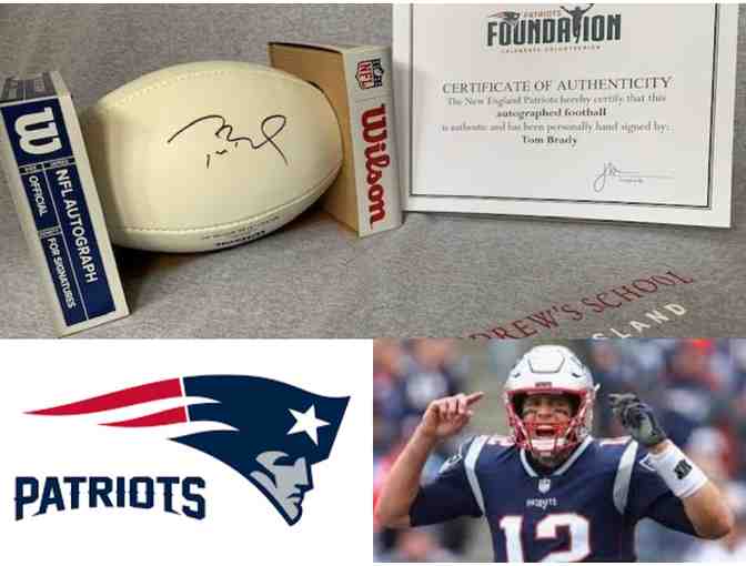 Authentic Tom Brady Autographed New England Patriots Football
