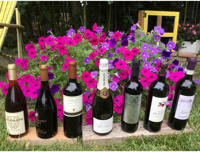 'Wine Lover's' Package: 6 Bottles of Red & 1 Bottle of Champagne
