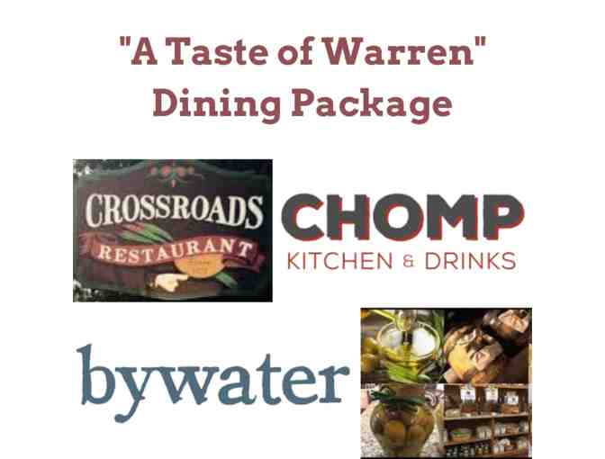 'A Taste of Warren' Dining Package (East Bay, Rhode Island)