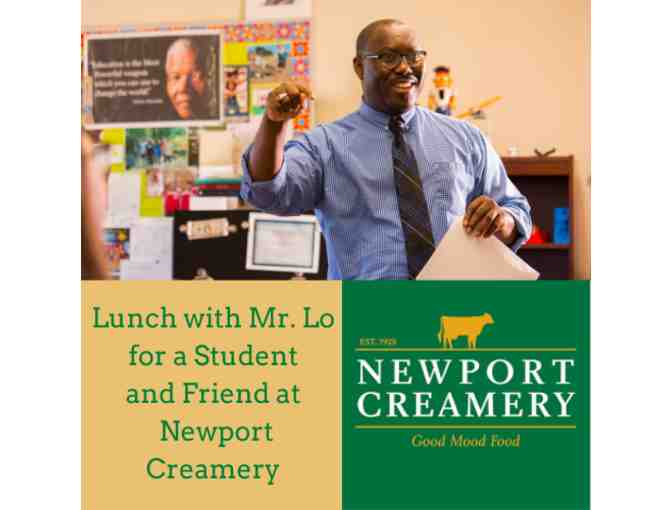 Lunch with Mr. Lo for a Student and Friend at Newport Creamery (PRICELESS) - Photo 1