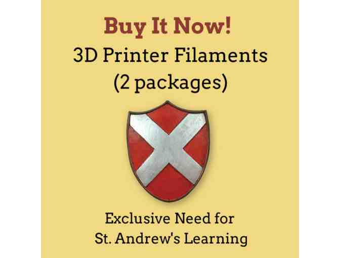 3D Printer Filaments (2 packages): St. Andrew's School Exclusive Need! - Photo 1