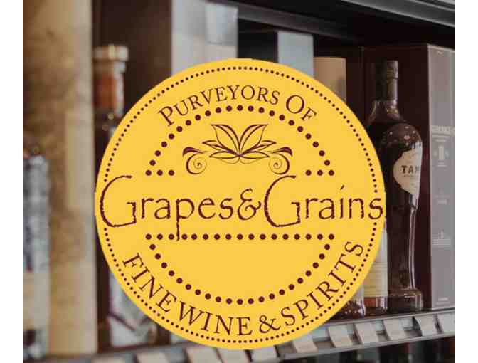 'Let us Pour You a New Favorite' from Grapes & Grains