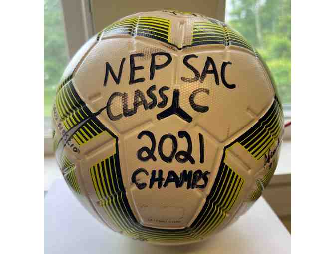 2021 NEPSAC Boys Soccer Champions: Photo and Autographed Soccer Ball