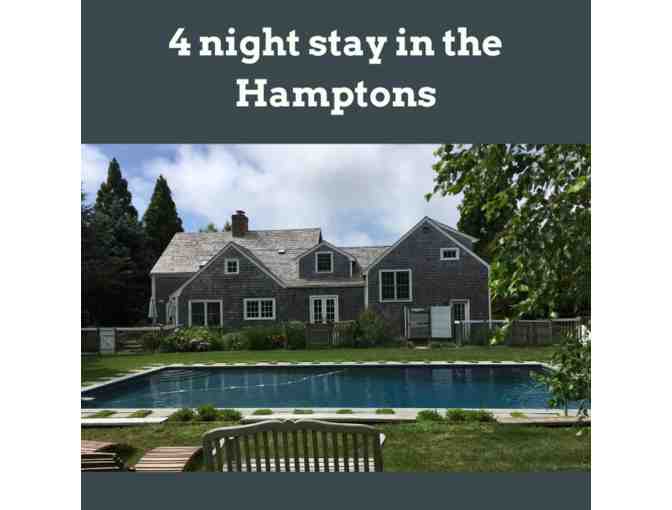 Four night stay in the Hamptons