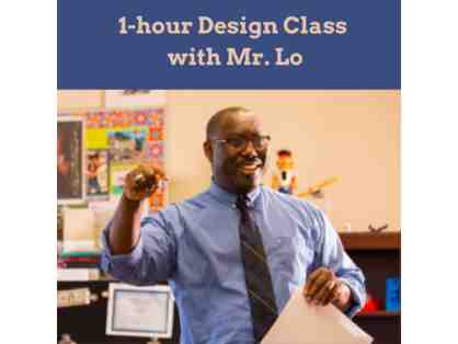 One-hour Design Class with Mr. Lo