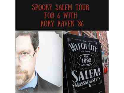 Spooky Salem Tour for 6 with Rory Raven, Author & Historian