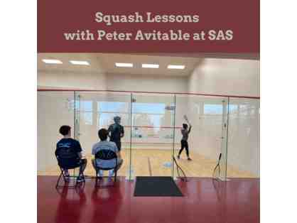 Two (2) Squash Lesson with Pete Avitable