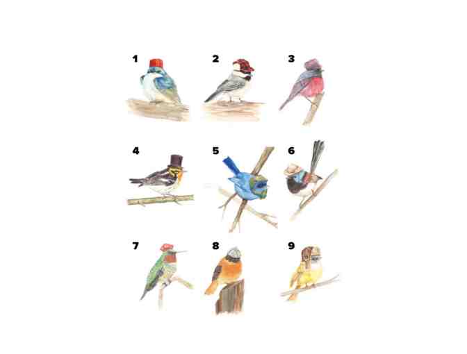 'Bird with Hat' Donor's Choice Framed Print (15x19) - Photo 2
