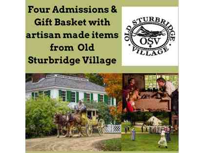 Old Sturbridge Village Gift Basket with Two Admissions