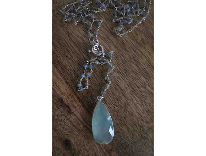 Chalcedony and Labradorite Necklace