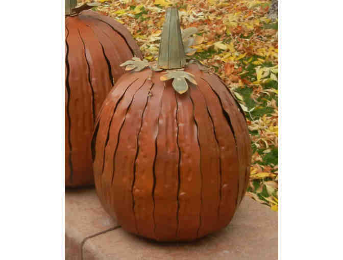 Metal Pumpkin Luminaria