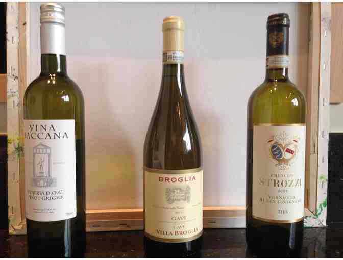 Wine Basket Filled with 3 reds & 3 whites