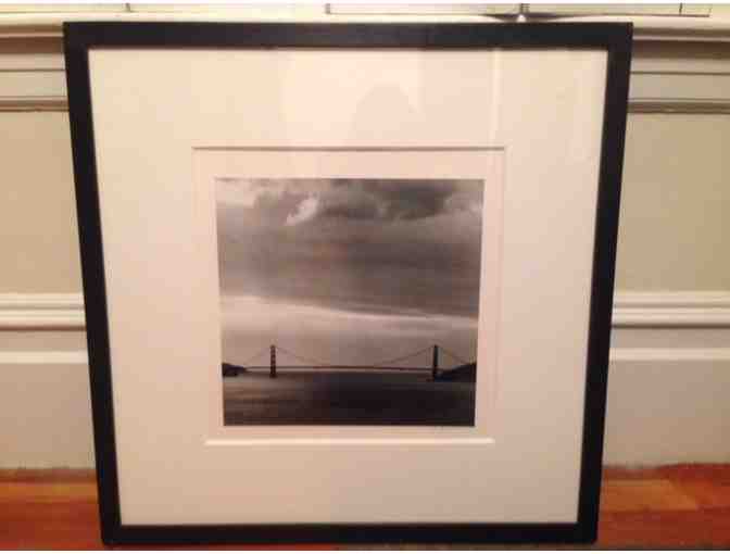 Original black and white photograph - 'Guarded Gate' by Edgar Angelone