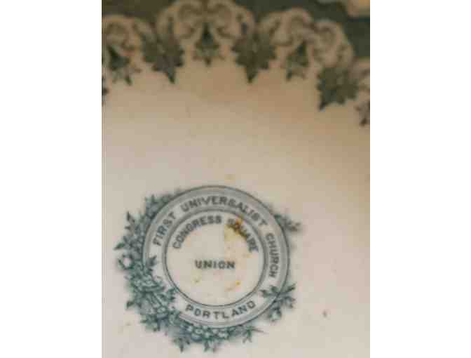 Ironware China Monkey Dishes from Portland, ME First UU Church