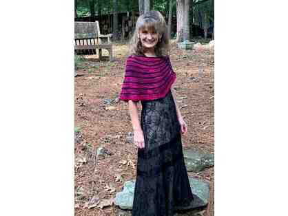 Custom Knitted Shoulder Shawl in Your Choice of Colors