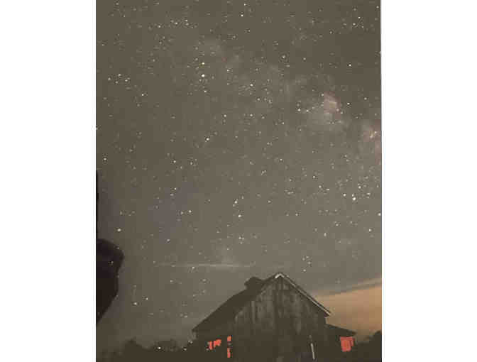 'Milky Way Over the Star Art Barn' 8x10' Framed Print by Bruce Murray