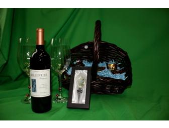 Wine Basket with Goodies