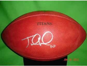 Titans Football signed by #10 Jake Locker