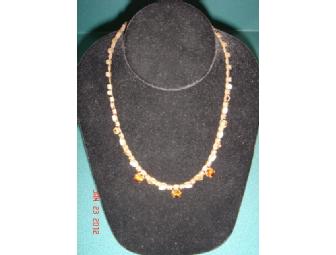 Crystal Necklace by Mary DeMarco
