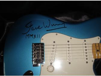 Autographed Fender Guitar by Steve Winwood