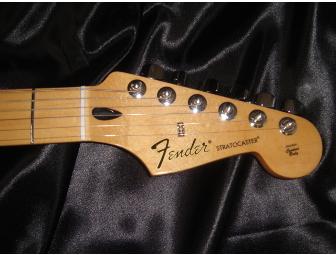Autographed Fender Guitar by Steve Winwood