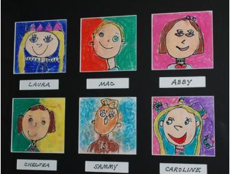 Kindergarten Self Portraits - Mrs. Kaufman