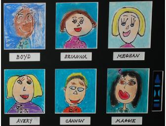 Kindergarten Self Portraits - Mrs. Self