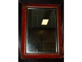 Mirror in a Red Frame