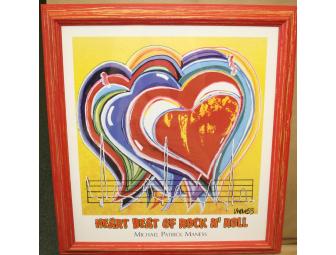 'The Heart Beat of Rock N' Roll' signed and framed print by Michael Maness