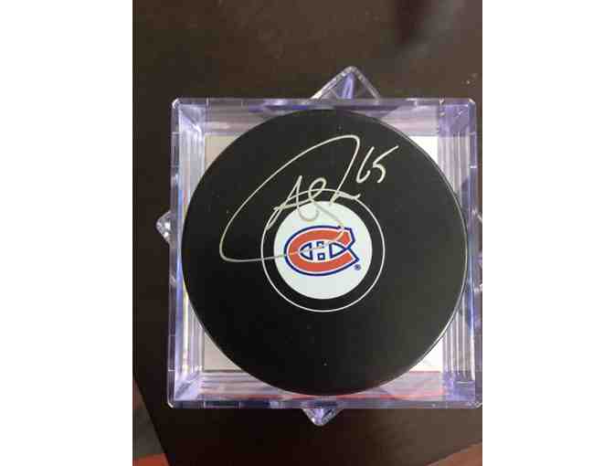 Andrew Shaw Signed Hockey Puck