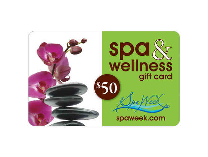 $50 Spa & Wellness Gift Card by Spa Week - Photo 1