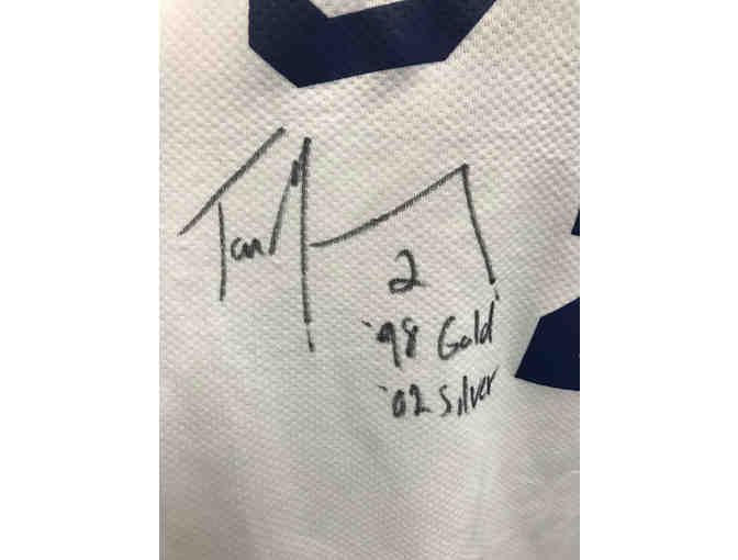 USA Jersey Worn (#2) Autographed by Tara Mounsey, Olympic Medal Winner