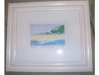 Watercolor of Penny Isle at Jenner-By-The-Sea