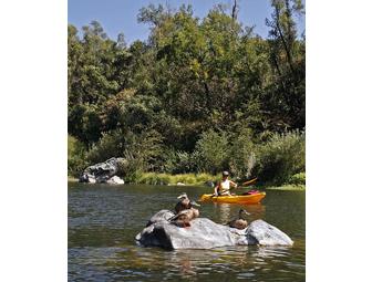 A Russian River Canoe Trip from Rivers Edge in Healdsburg - for 4 adults & 2 children