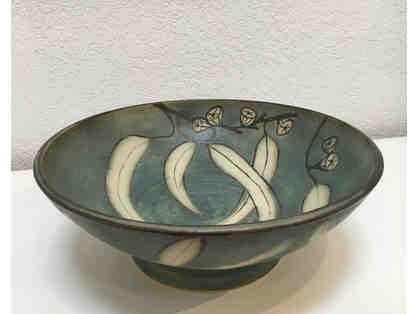 Eucalyptus footed bowl by Caryn Fried