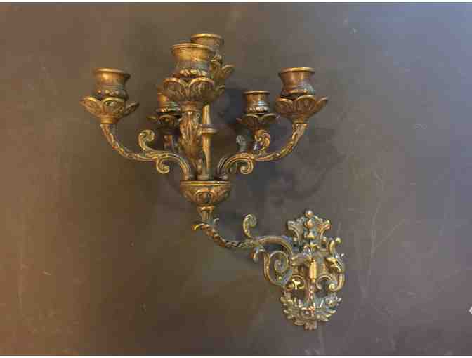 5-Flame Gothic Wall Sconce