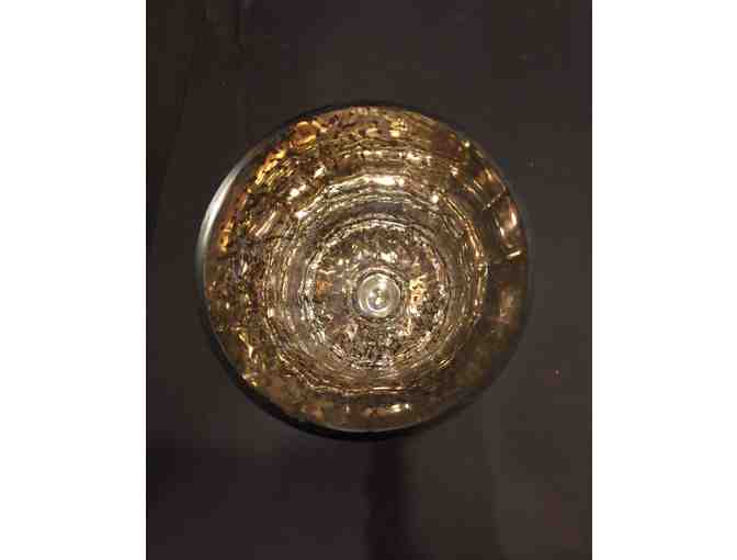 12' Mottled Gold Glass Chalice