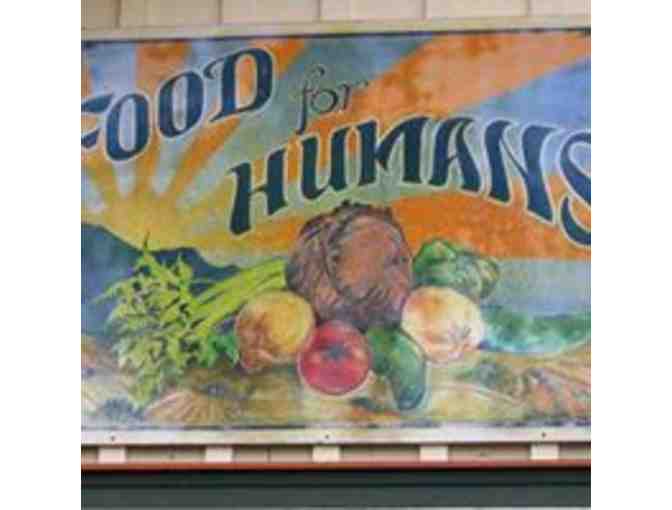 $25 Gift Certificate for Food for Humans