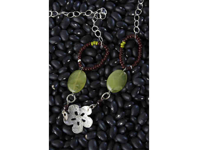 Handmade Jade & Silver Necklace