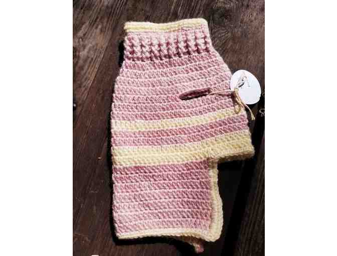 Dog Sweater - Handmade - Alpaca Blend - Size Xtra Small