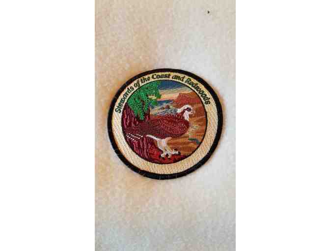 White Fleece Stewards Scarf