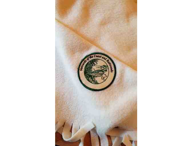 White Fleece Stewards Scarf