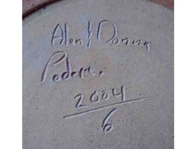 Beautiful Green Casserole Dish with Lid - Handmade by local artisans