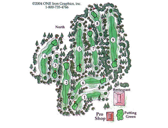 Golf for Two, Nine Holes plus CART  - Northwood Golf Club