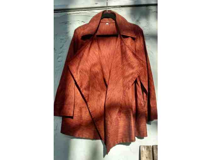 Burnished Russet Icat jacket by Jane Farcus