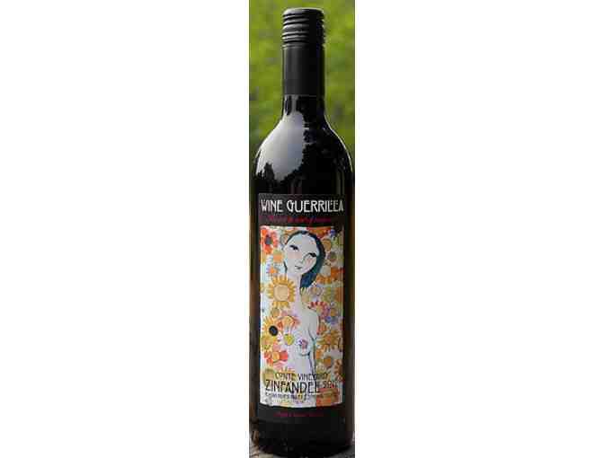 2 Bottles of Wine Guerrilla's Conte Vineyard Zinfandel - Russian River Valley 2012